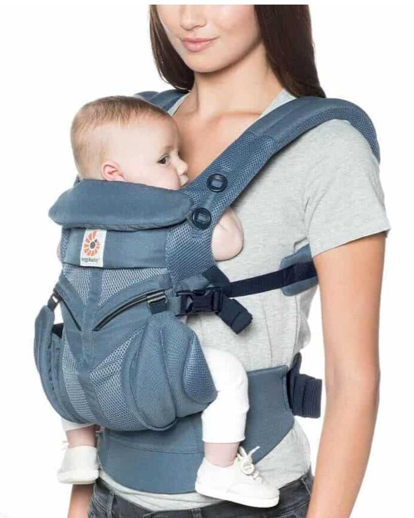 ERGOBABY MOCHILA OMNI 360 COOL AIR MESH – AZUL OXFORD