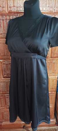 Czarna sukienka elegancka H&M krótka