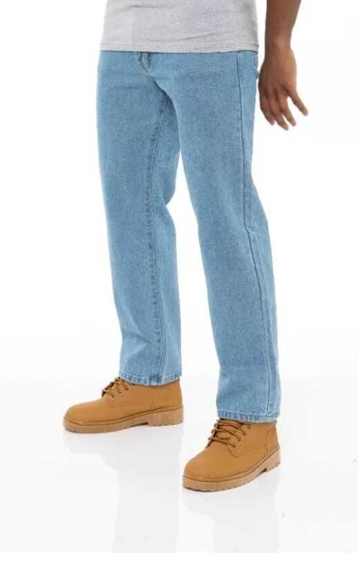 Spodnie jeans dżins niebieskie męskie Blue Circle regular fit 34/34