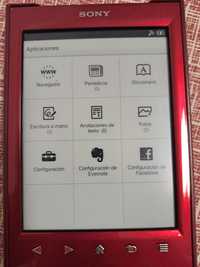 Ebook Reader Sony Red