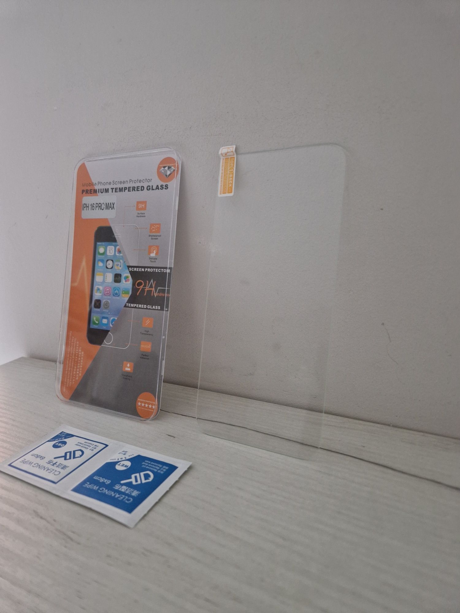 Hartowane szkło Orange do IPHONE 16 PRO MAX