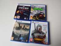 PS5 Hogwart WIEDŹMIN 3 NFS Unbound Spiderman MILES MORALES