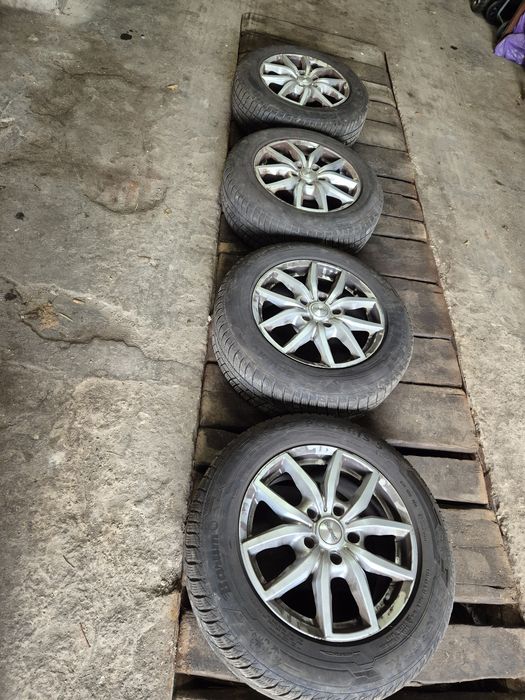 Koła zimowe Barum i felgi aluminiowe Dezent
