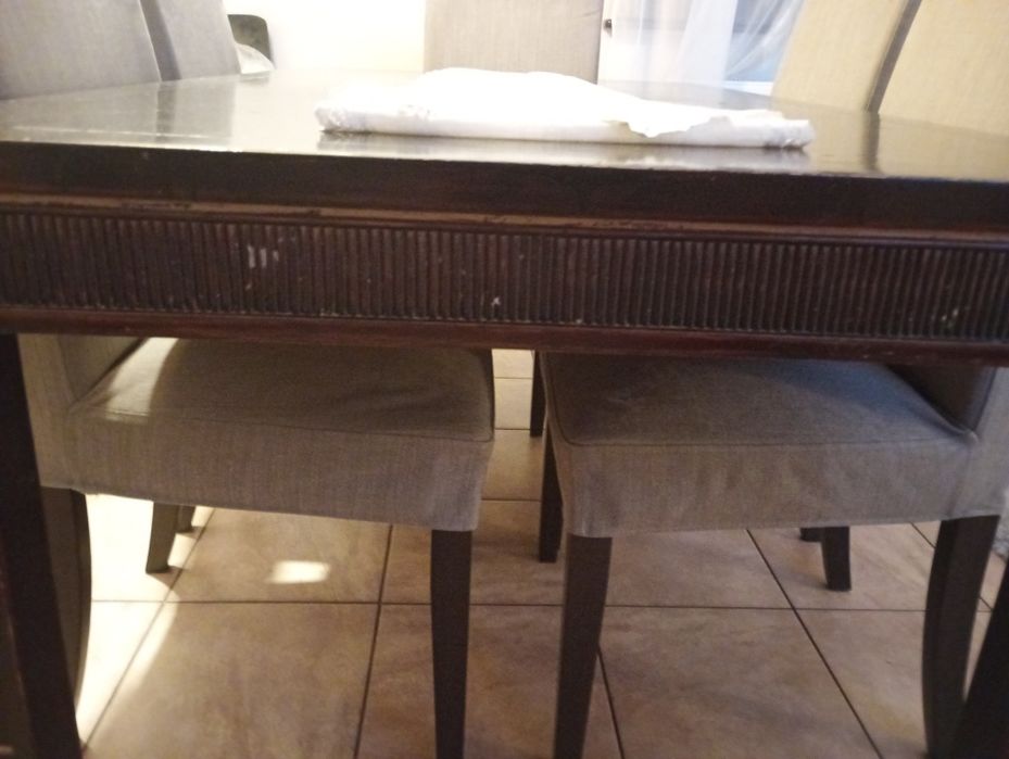 Stół 160x85 rozkładany drewniany