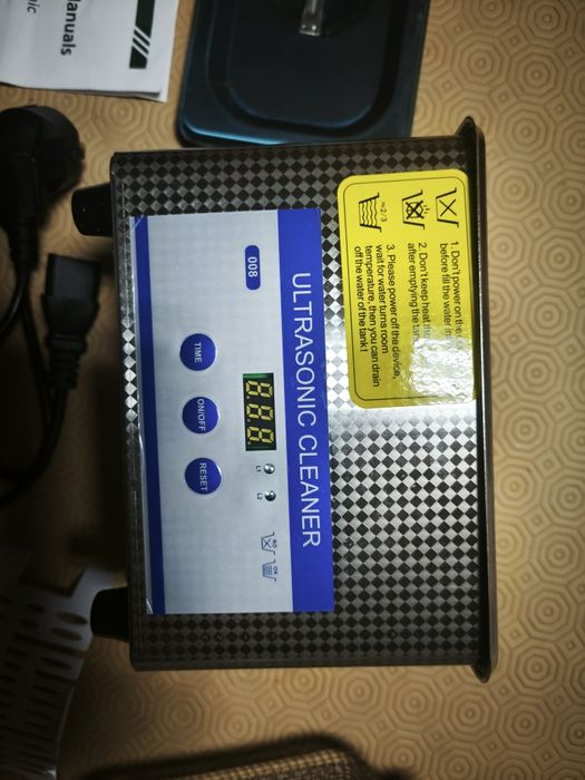 Máquina limpeza ultrasons 0.8L