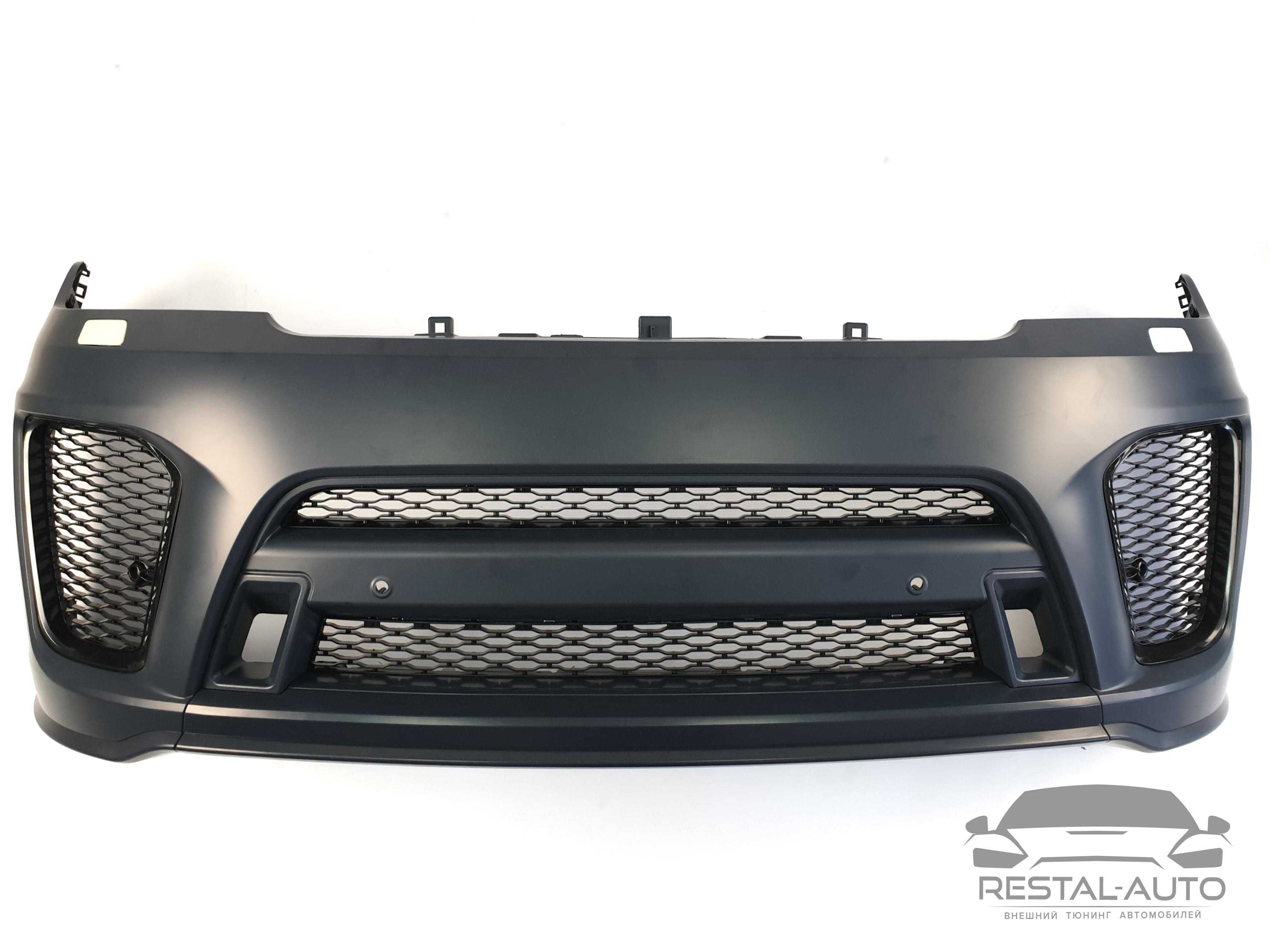 Передний бампер на Range Rover Sport 17-21 год  SVR бампер land rover