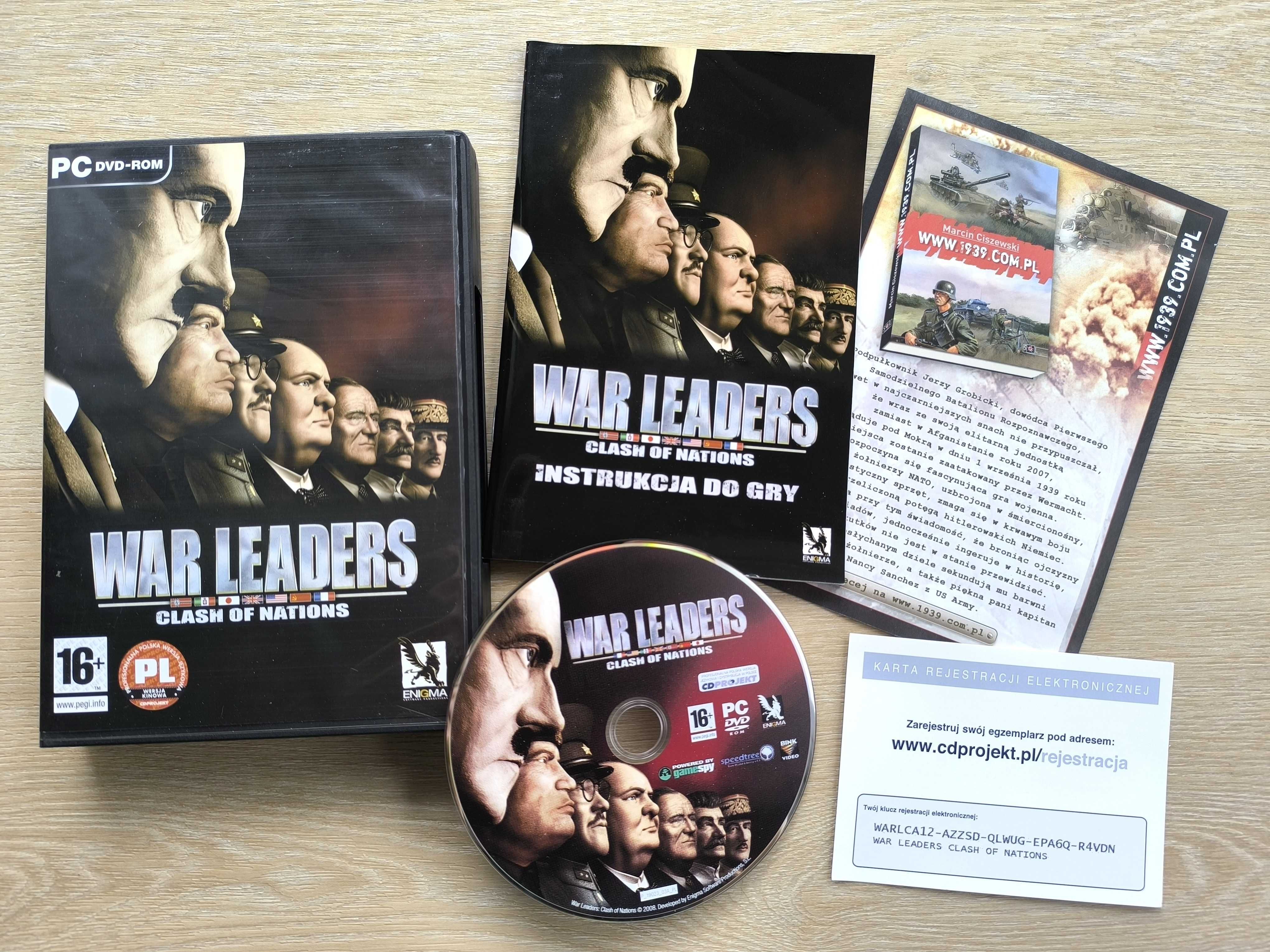 War Leaders Clash of Nations [PC] (POLSKA WERSJA) - BEZ RYS