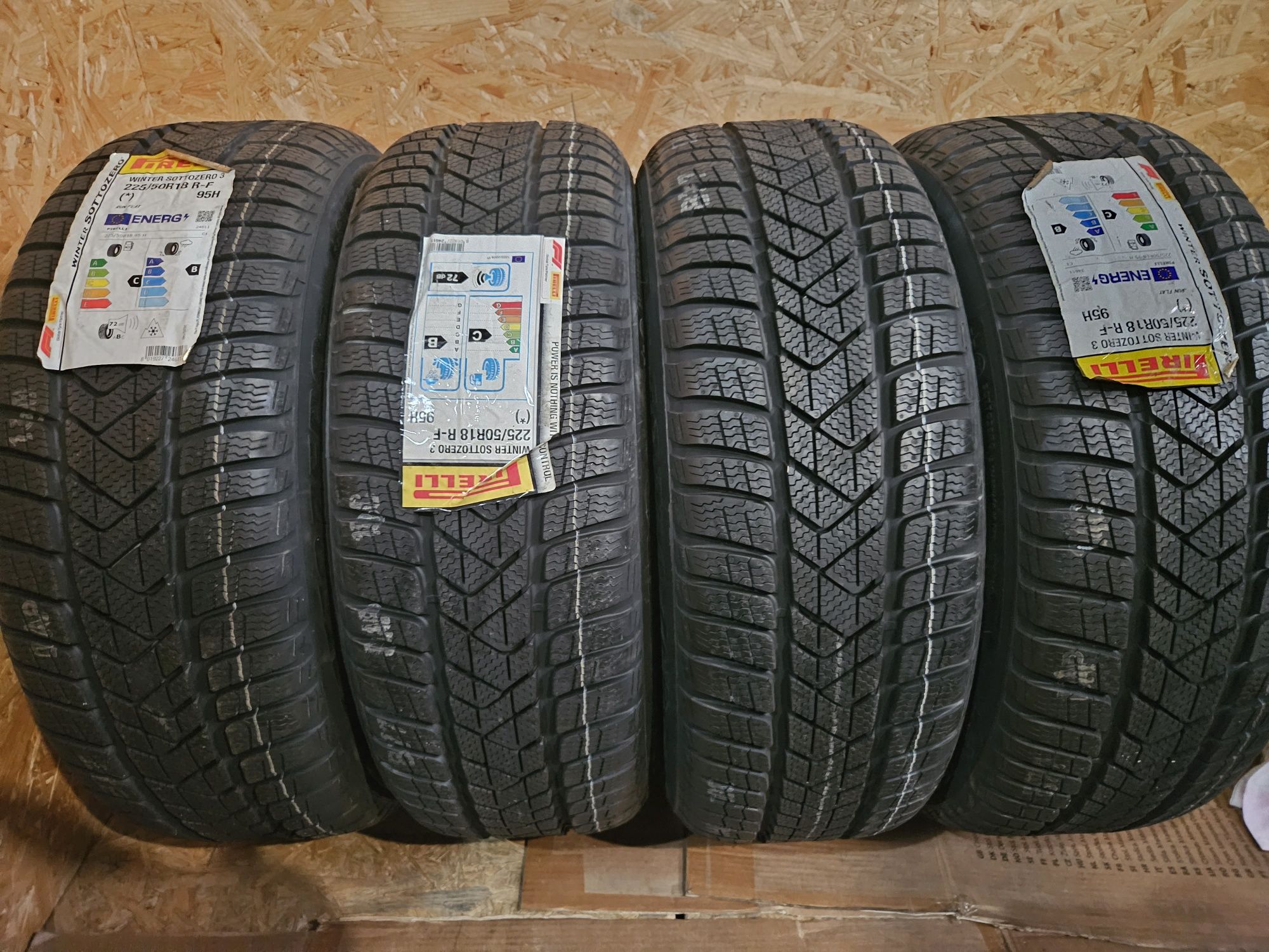 Opony zimowe 225/50/18 pirelli sottozero 3 runflat bmw