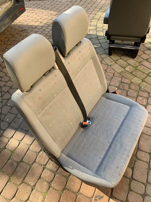 Vw T4 Caravelle fotel pasażera dwójka ławka