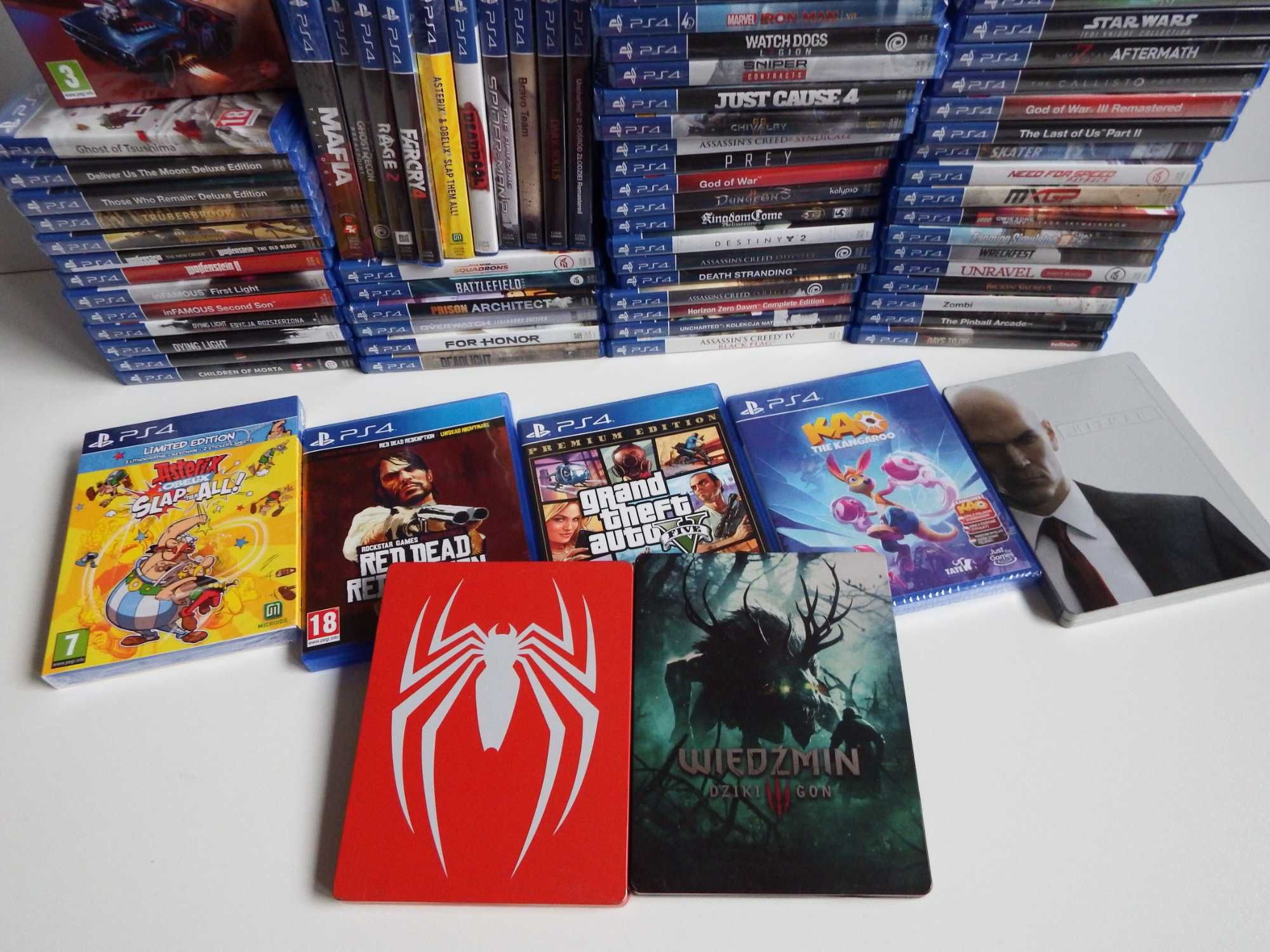 PS4 / PS5 MARVEL Spider Man PL Steelbook EDITION ! inne gry PS4