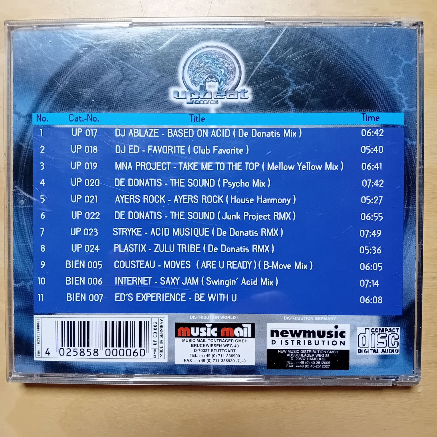 CD Upbeat Compilation Vol. 2 1997
