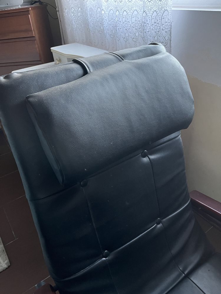 Poltrona de massagens pele sintética