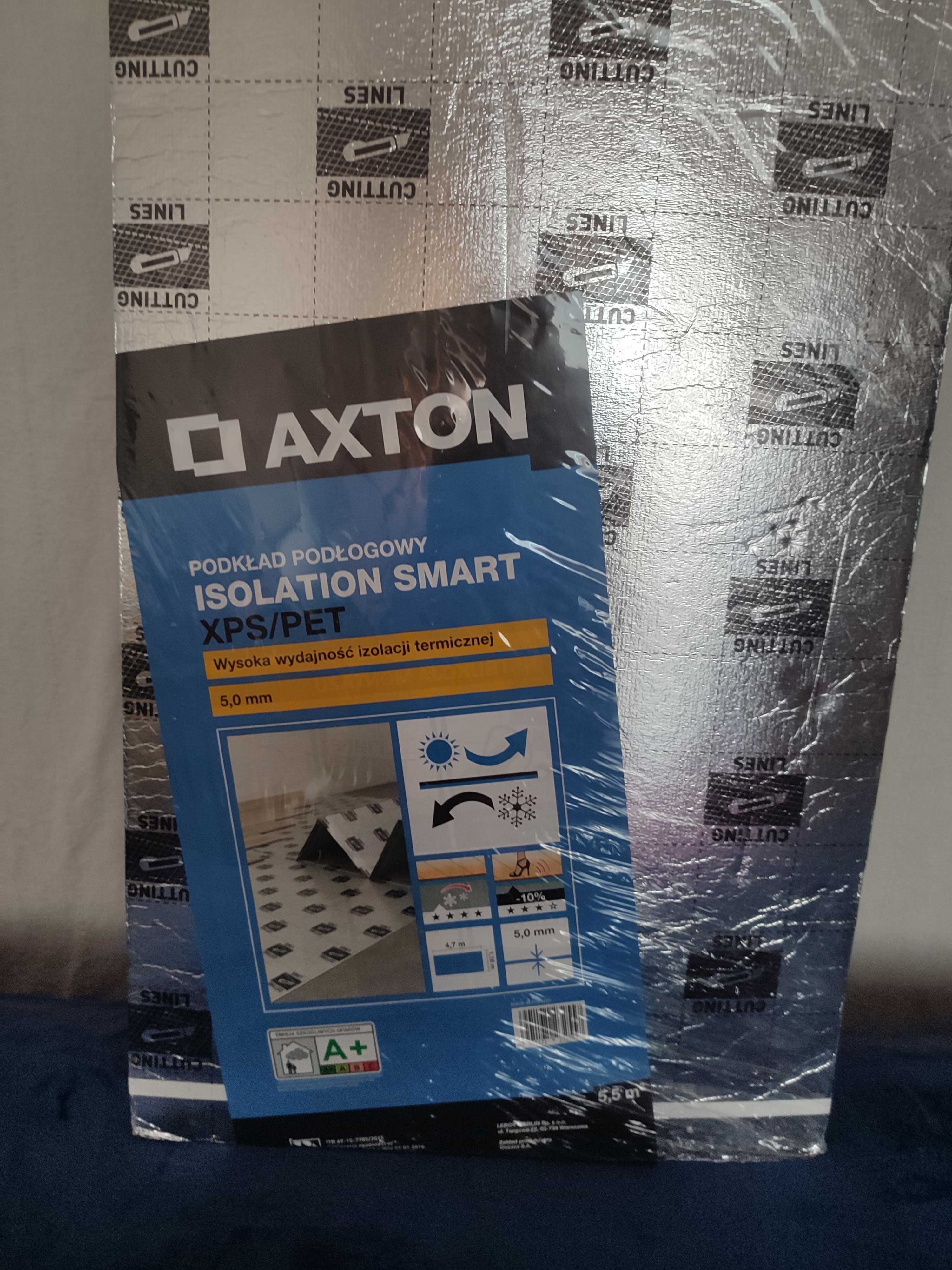 Podkład pod panele AXTON XPS 5mm 1 paczka 5.5m2 + gratis podkład 5m2