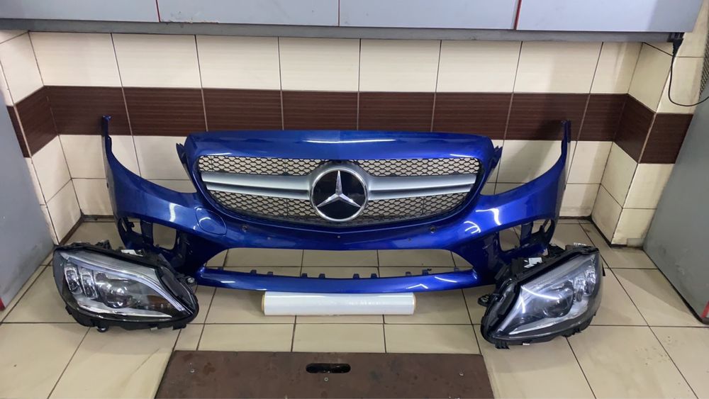 Mercedes w205 c клас бампер передній