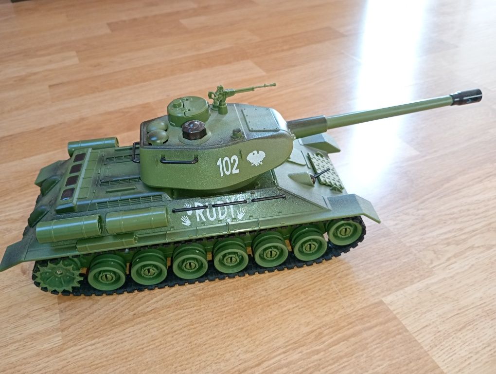 Czołg T-34 Rudy 102 zdalnie sterowany dwa w komplecie