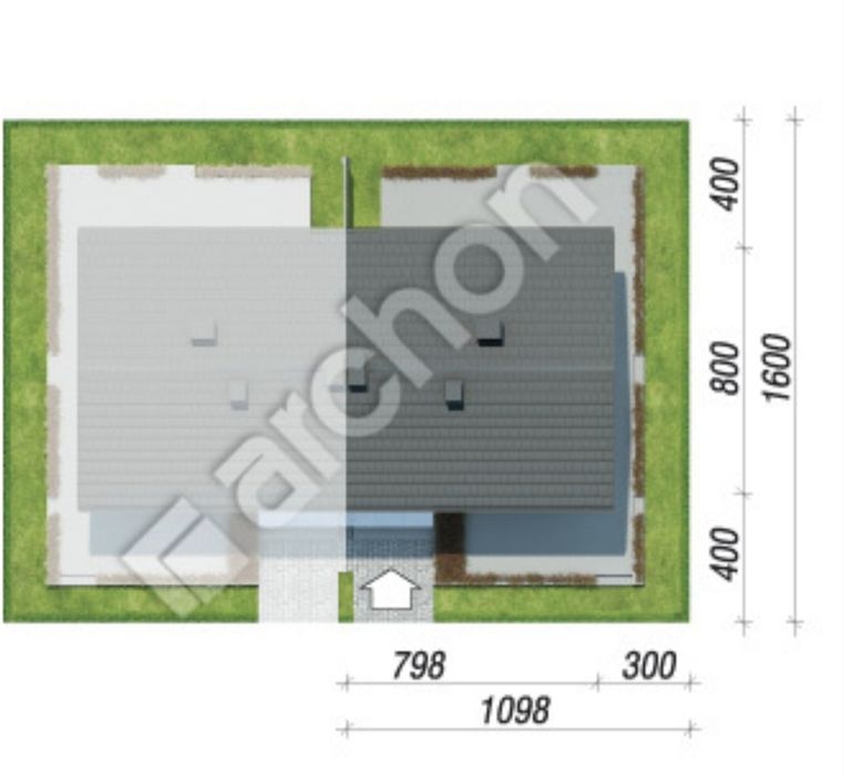 Dom koło Krakowa jednorodzinny z ogrodem w zabudowie bliźniaczej