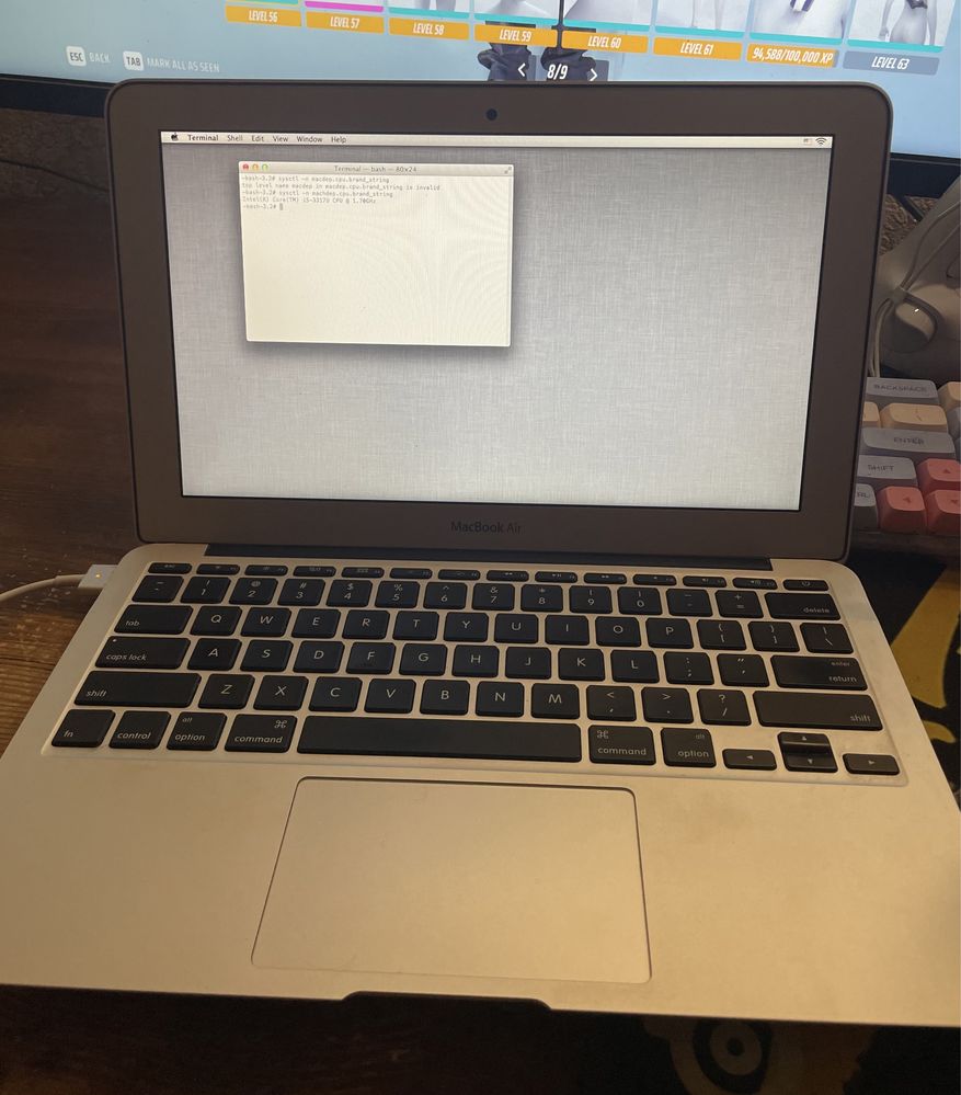Macbook air a1465 2012 i5