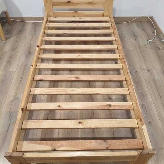 Łóżko drewniane pod materac 90x200