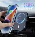 Автомобільний тримач з безпровідною зарядкою MagSafe iPhone 15w