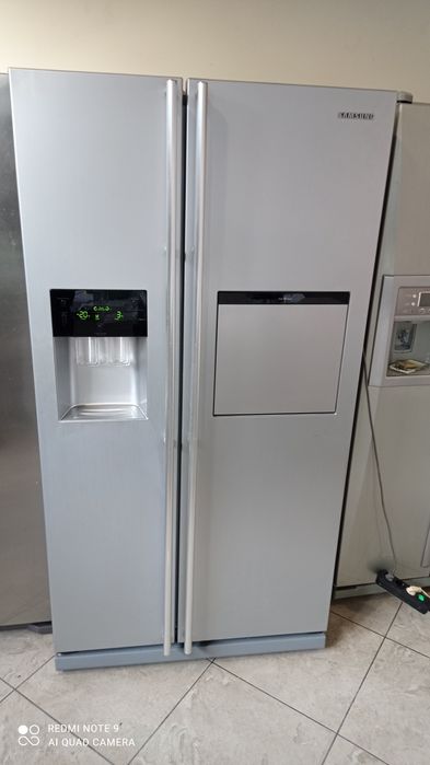Lodówka Samsung Side By Side barek, kostkarka, gwarancją możliwy dowóz