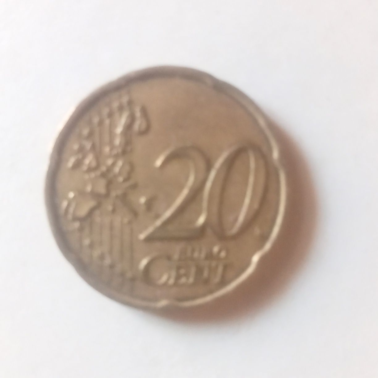 moeda 20 centavos 2002 italia