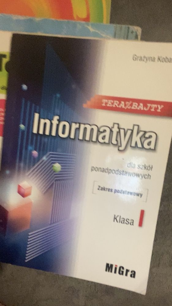 Ksiażki do klasy branżowej 1 stopnia