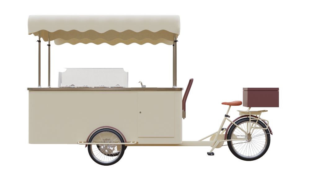 Rower gastronomiczny do lodów | Mobilna gastronomia
