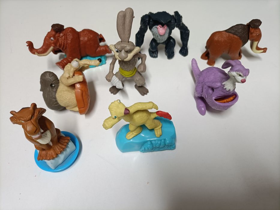 Lote 8 figuras idade do gelo