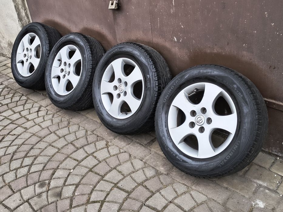 Felgi z oponami Nissan X-trail 5x114,3 opony 6,5mm 215/65/16 r16 suv