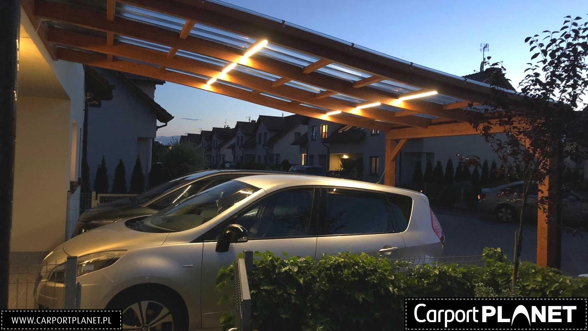 Wiata zadaszenie na samochód na wymiar