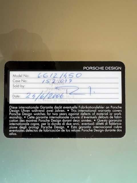 Porsche Design Dashboard