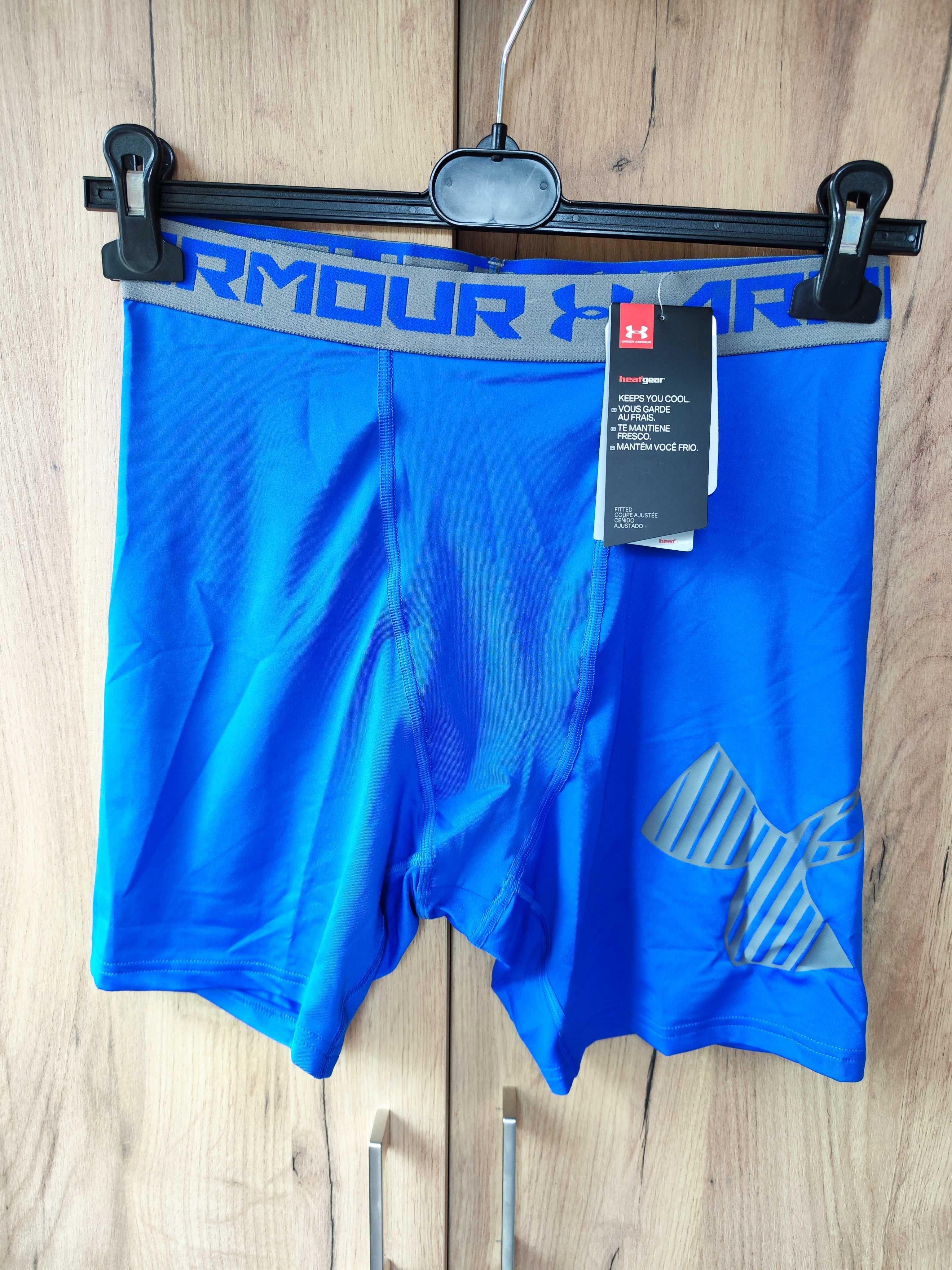Szorty funkcyjne chłopięce Under Armour, rozmiar 160 cm, nowe z metką.