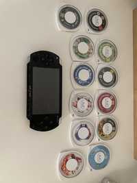 Vendo PSP 1004 + 12 jogos