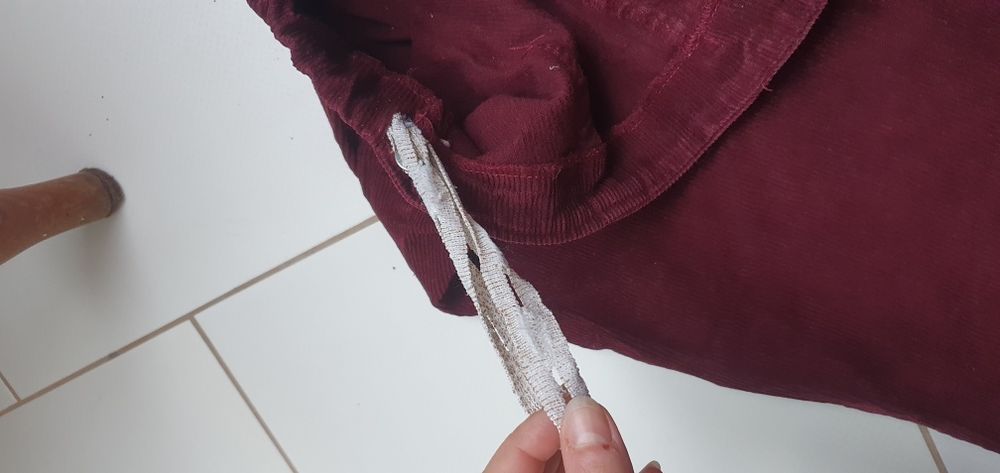 Spodnie ciążowe sztruksowe rozmiar 1