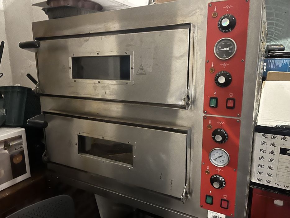 Piec do pizzy, dwukomorowy, elektryczny, podstawa gratis!