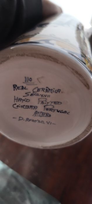 Garrafa / Jarro Real Cerâmica