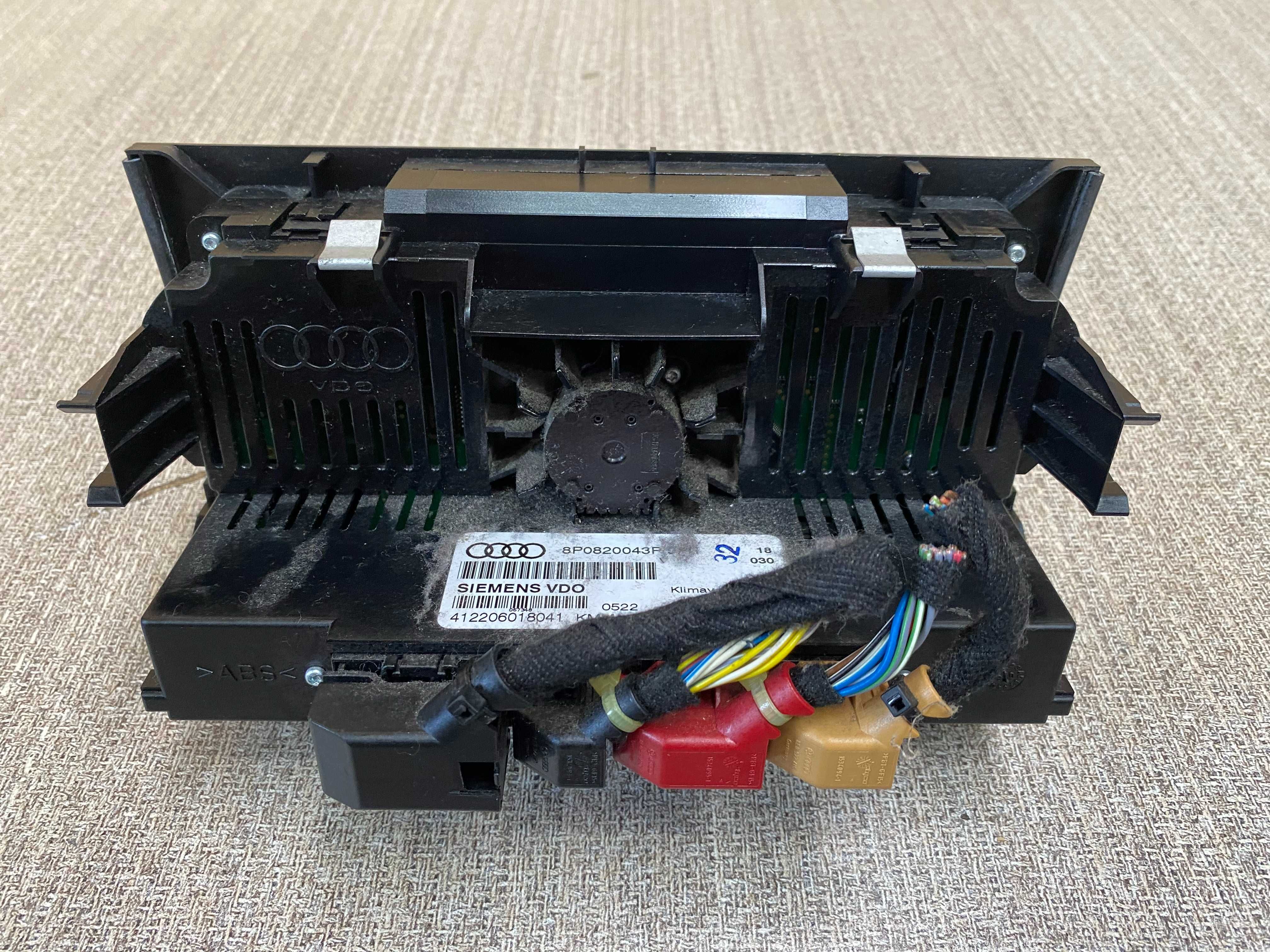 panel klimatyzacji audi a3 8p lift