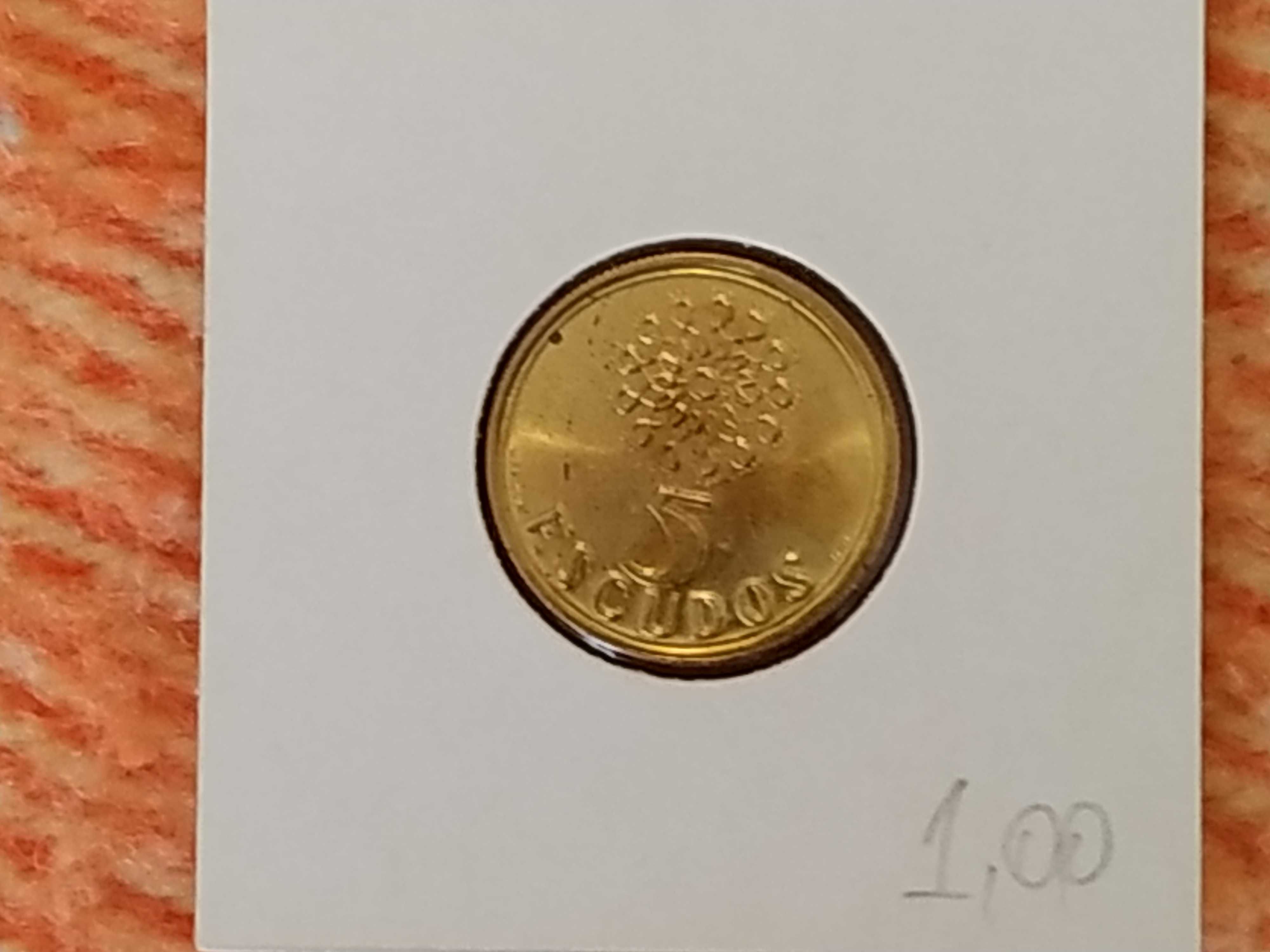 Portugal - moeda de 5 escudos de 2000