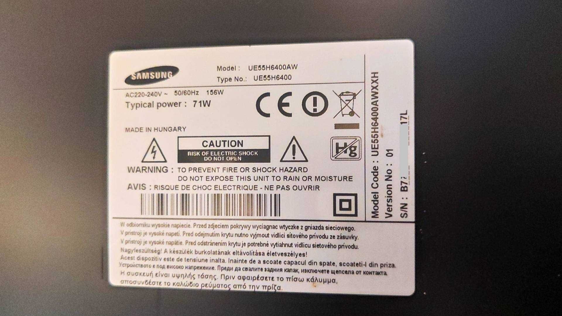 LED Samsung TV UE55H6400 części T-con MODUŁ WIFI