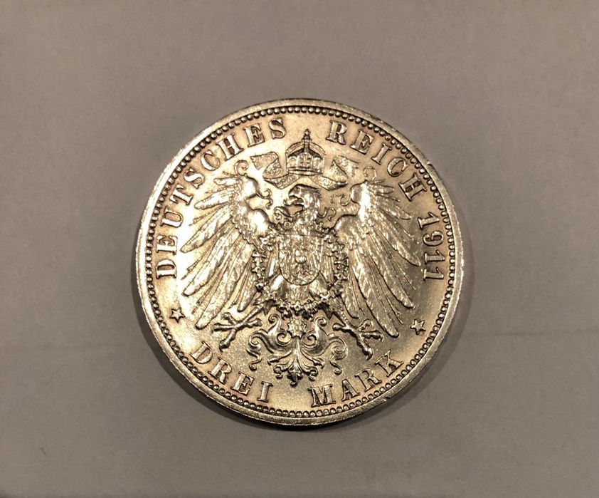 3 марки 1911г. Юбилей 25 лет свадьбы