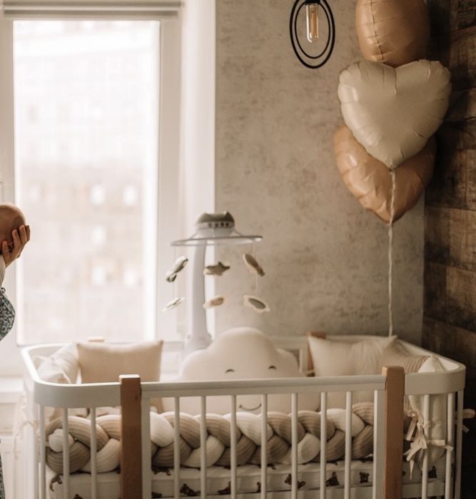 Музыкальный мобиль на кроватку Infantino 3 в 1, с проектором, серый