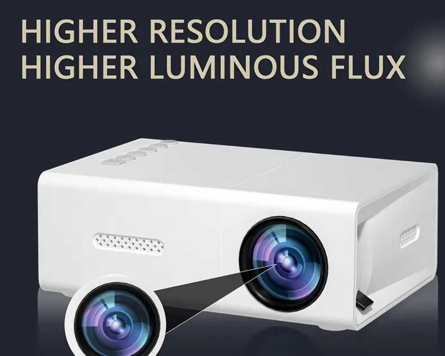 mini projetor com tripé