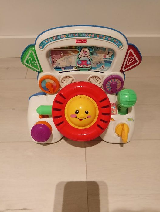 Interaktywna kierownica Fischer Price dwujęzyczna