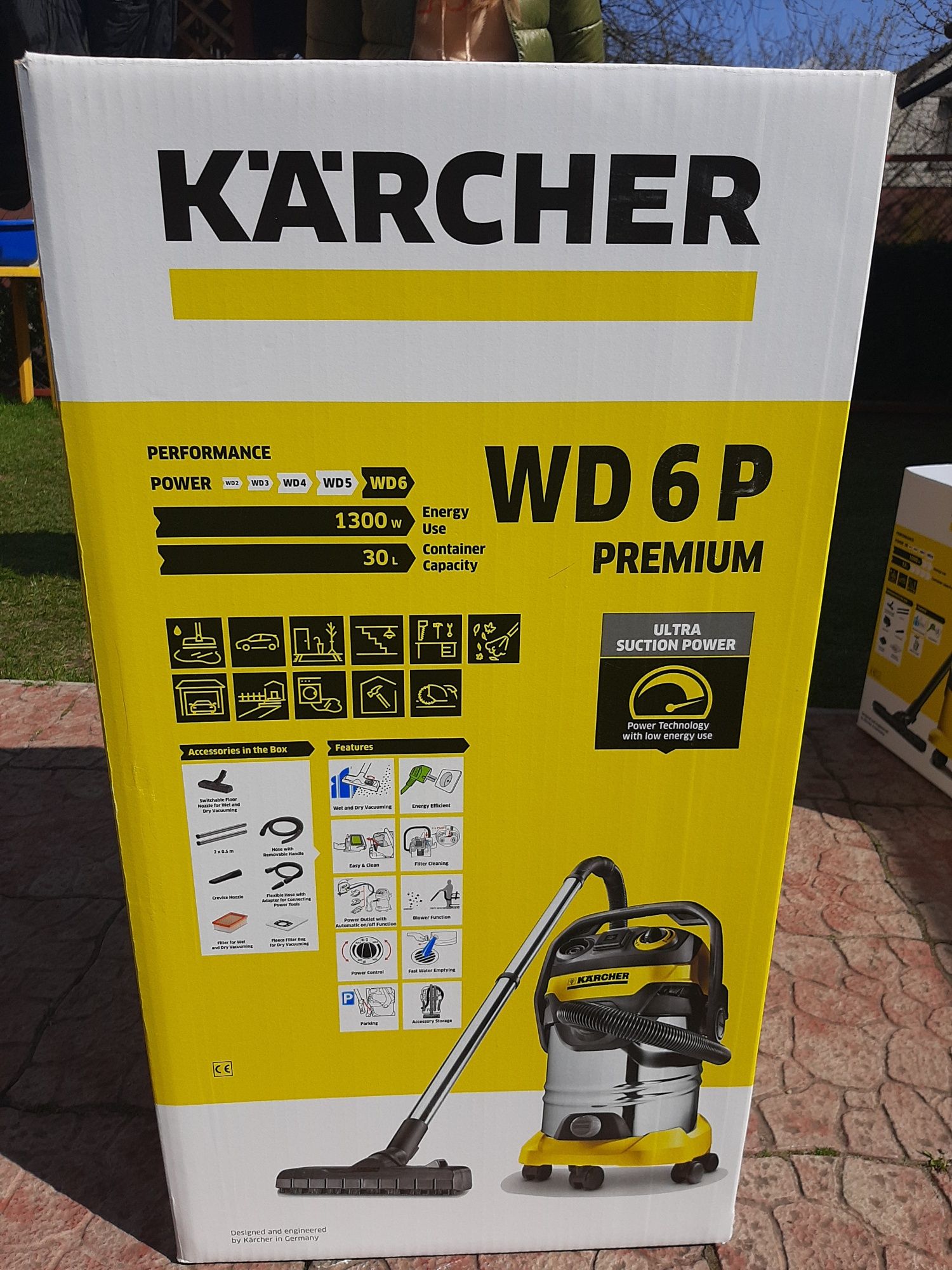 Пилесос битовий Karcher WD 6 premium