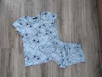 Piżama dwuczęściowa bluzka na krótki rękaw spodenki Disney Stich XS