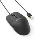 Amazon Basics Cicha Przewodowa Mysz Usb