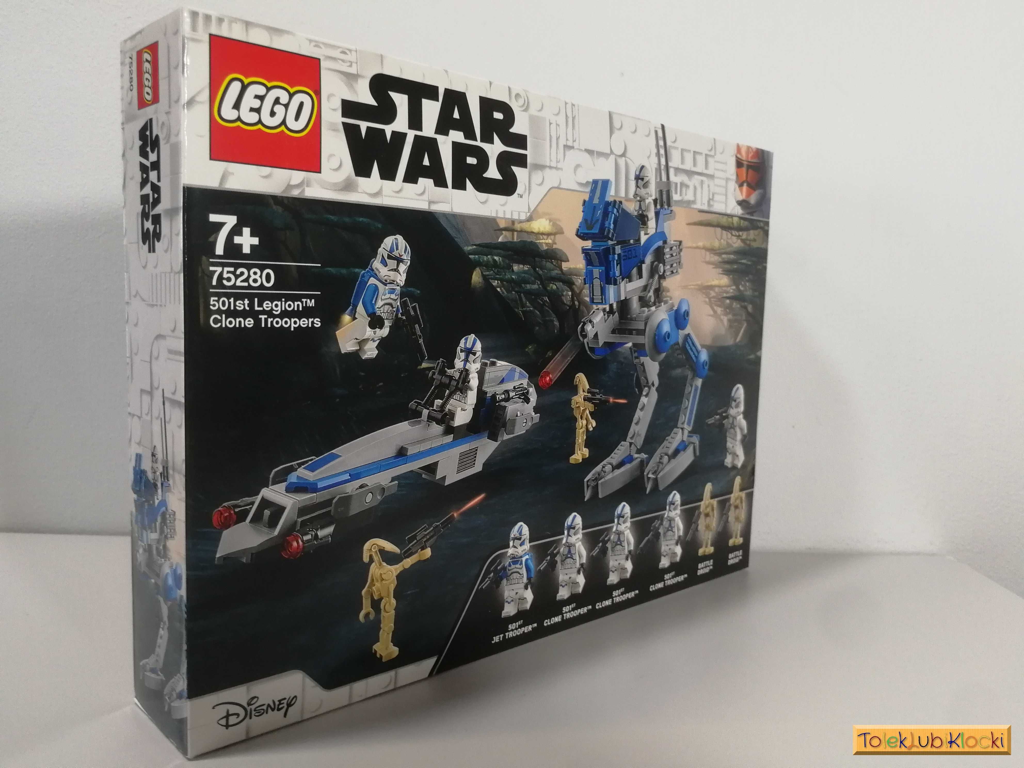 LEGO Star Wars [75280] - Klony z 501. legionu [NOWY]