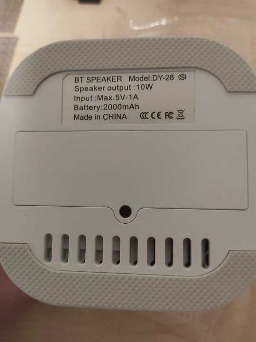 Блютуз Колонка 5в1 Ночник Плеер Белый Шум