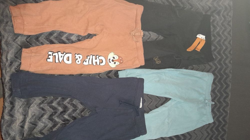 Spodnie dresowe dla chlopca 4sztuki rozmiar 92