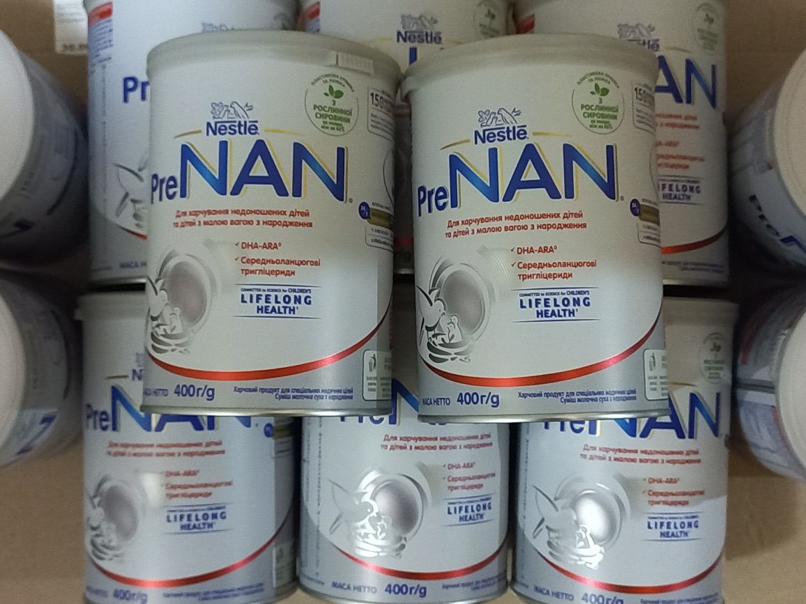 NAN PRE  (400 g.) молочная смесь с рождения Нан
